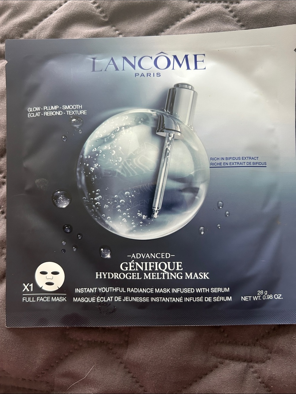 Lancôme Génifique Hydrogel Melting Mask - Silver Blue